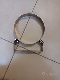 staffa fissa tubo acciaio inox AISI 316