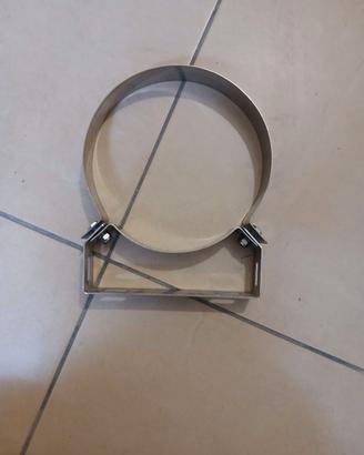 staffa fissa tubo acciaio inox AISI 316