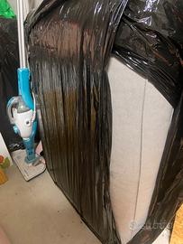 Pouf  Ikea kivik in tessuto grigio