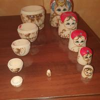 matrioska in legno
