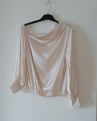 camicia donna monospalla 