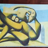 Quadro Surrealista XL 90x116 cm - Stampa su Legno 