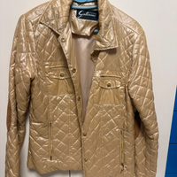 Piumino vintage oro trapuntato Gattinoni