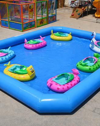 Piscine ad acqua con Barchette a batteria x Parchi