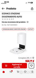 Ecovacs stazione svuotamento
