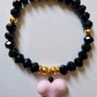 Bracciale da donna fatto a mano con cristalli