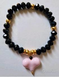 Bracciale da donna fatto a mano con cristalli
