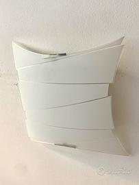 Lampadario design a soffitto in vetro satinato