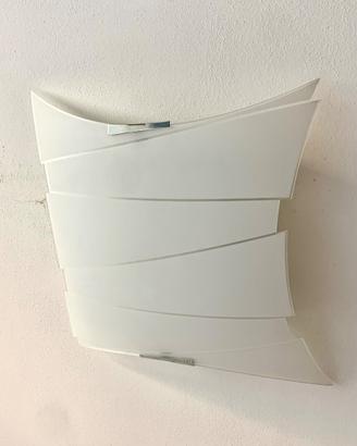 Lampadario design a soffitto in vetro satinato