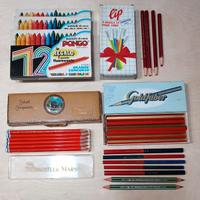 Pastelli e pennarelli vintage da collezione