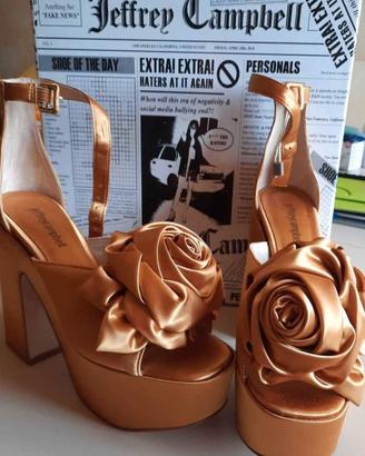 Sandali Candice Jeffrey Campbell color oro n. 39