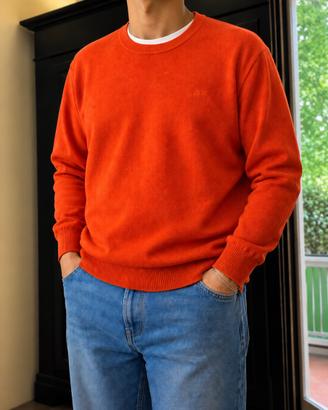 Maglione Uomo SUN68 Arancione XXL cotone