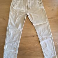 Pantalone grigio chiaro mezza stagione S-M (tg 32)