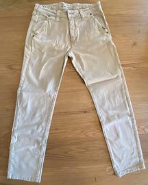 Pantalone grigio chiaro mezza stagione S-M (tg 32)