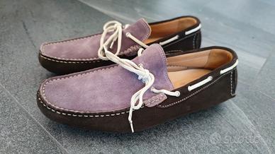  Mocassini Gold Brothers in pelle made in Italy 