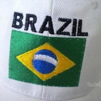 Cappellino da stadio BRAZIL luminoso a led