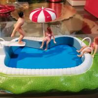 Kit Piscina decorazione per torta