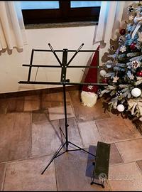 Leggio e poggiapiede