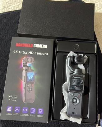 Pocket Vlog Camera 4K Gimbal Stabilizzata 64Nuova