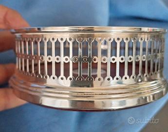 sottobottiglia in argento sterling