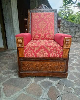 Poltrona Letto Vintage G.Fiori Milano "Sempliciss"