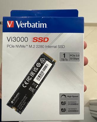 Ssd m2 nvme da 1 tb verbatim vi300