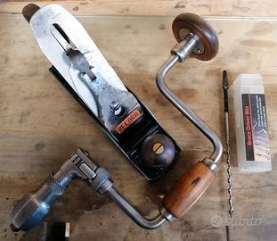 Set Pialla Vintage Stanley + Brace Bit 10"