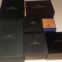 Scatole Orologi e astucci bracciali varie Marche