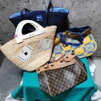 Lotto 4 borse da donna estive