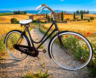 bicicletta donna Bianchi anni 50 restaurata 