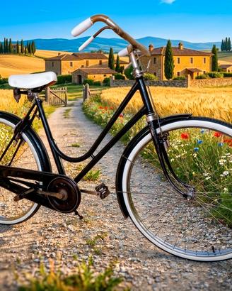 bicicletta donna Bianchi anni 50 restaurata 