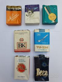 LOTTO D 7 PACCHETTI SIGARETTE VUOTI DA COLLEZIONE