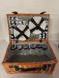 CESTINO PICNIC IN VIMINI NUOVO