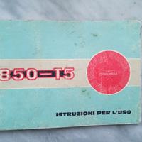 Moto Guzzi libretto manutenzione 850 T5