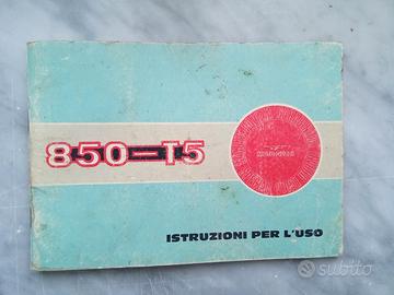 Moto Guzzi libretto manutenzione 850 T5