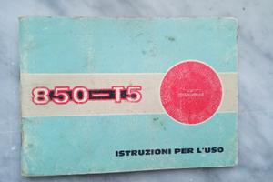 Moto Guzzi libretto manutenzione 850 T5