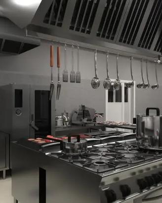 Cucina professionale completa