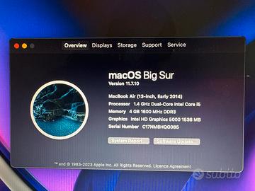 MacBook A1466 EMC 3178