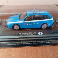Alfa Romeo 156 SW Polizia - 1/43 Altaya 