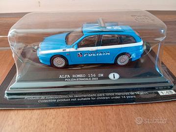 Alfa Romeo 156 SW Polizia - 1/43 Altaya 