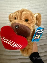 Peluche Cagnolino con cuore .