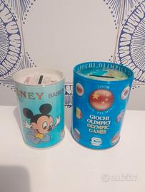 Salvadanai latta da collezione 