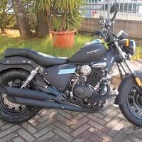 NUOVO CUSTOM Keeway Super Light 125 NERO OPACO