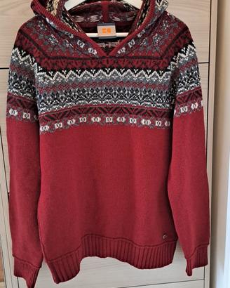maglione con cappuccio hugo boss