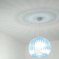lampadario celeste chiaro 