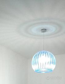 lampadario celeste chiaro 