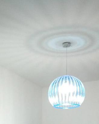 lampadario celeste chiaro 