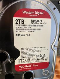 HD Western Digital 2 TB Nasware3.0 WD20EFZX 3,5