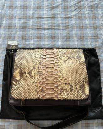 Borsa lavoro / Messenger GHIBLI in vero pitone