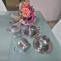 Servizio da caffe in acciaio inox